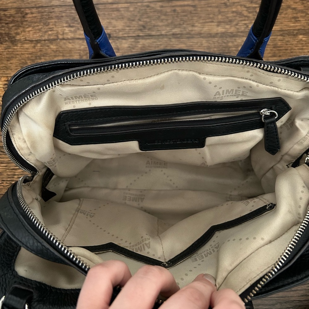 Aimee Kestenberg Color Block Handbag - image 5